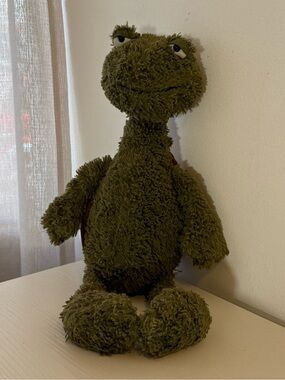 Jellycat London 15” Furryosity Turtle Plush - Retired Stuffed Animal